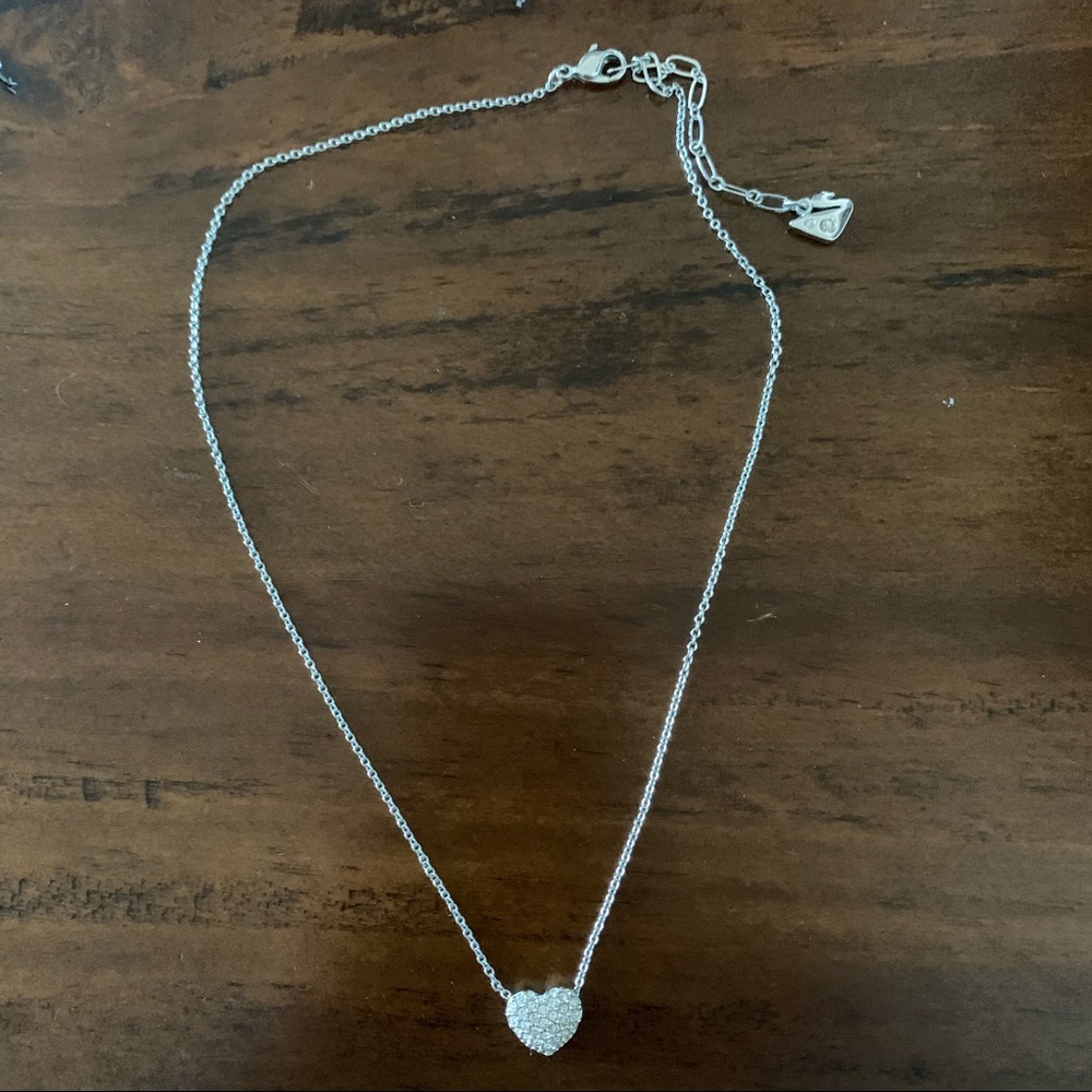 Swarovski crystal heart necklace